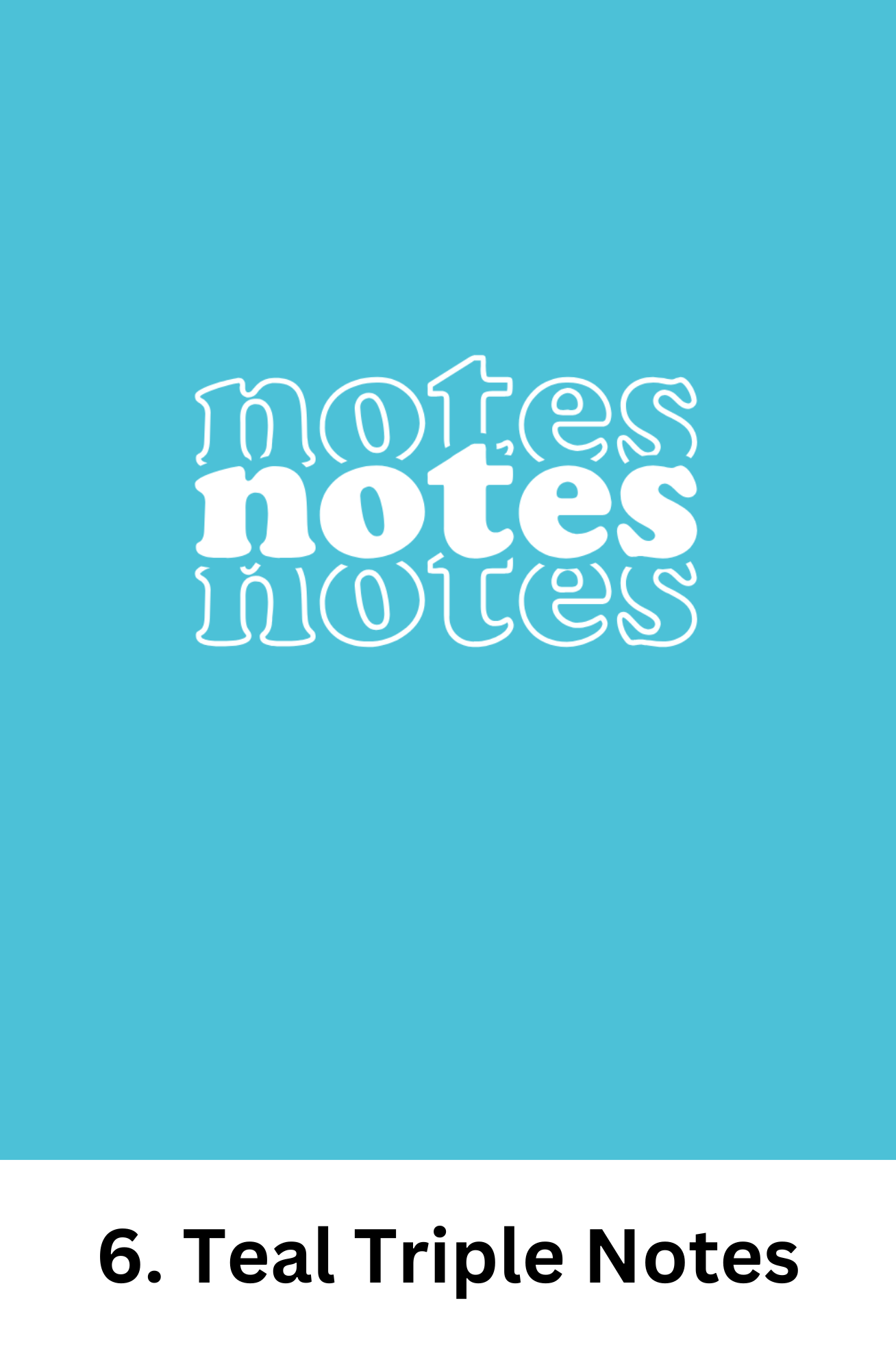 Teacher Meeting Notes Journal - Letter Size/Spiral