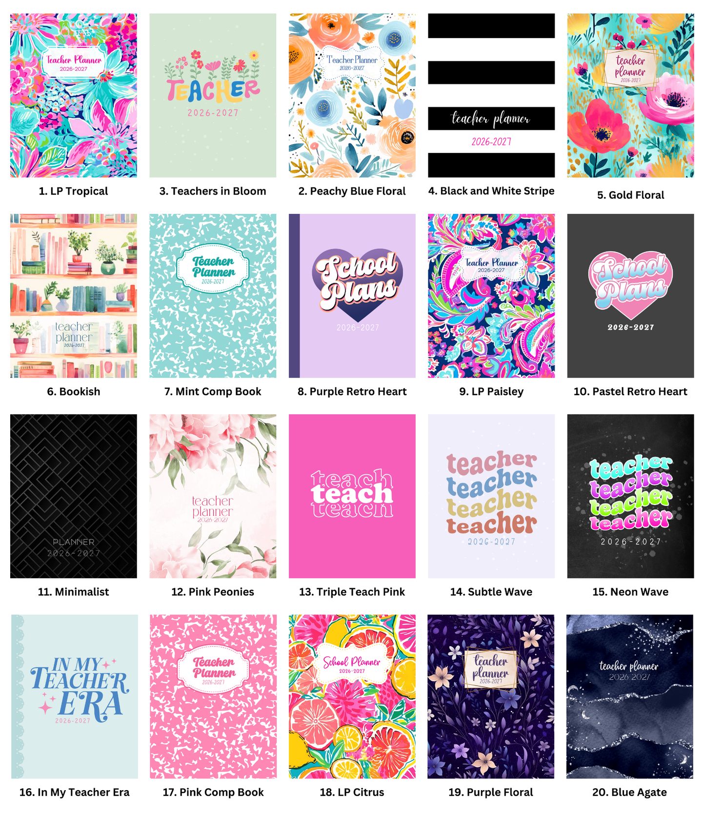 Weekly Teacher Planner 2026 (Columbia Cty GA Calendar)