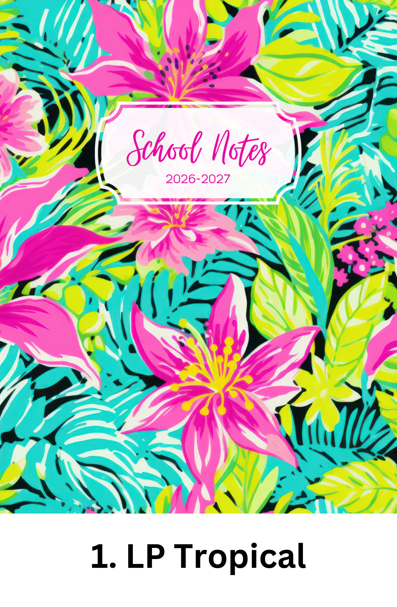 Teacher Meeting Notes Journal - Letter Size 2026