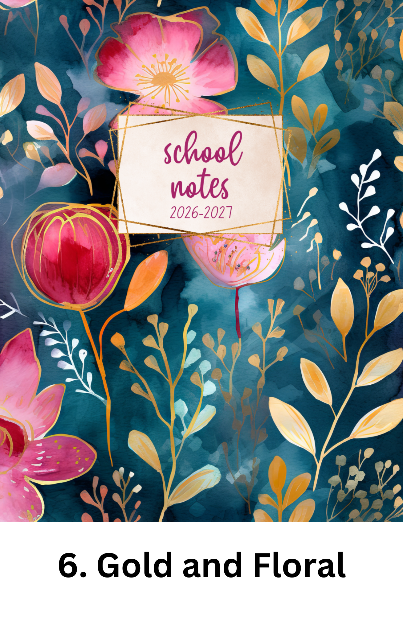 Teacher Meeting Notes Journal - Letter Size 2026