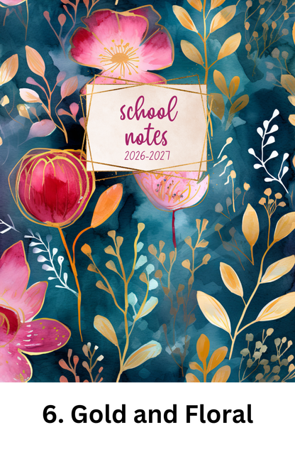 Teacher Meeting Notes Journal - Letter Size 2026