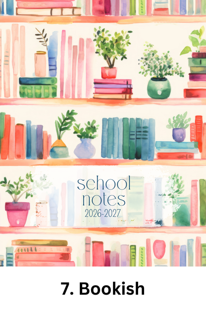 Teacher Meeting Notes Journal - Letter Size 2026