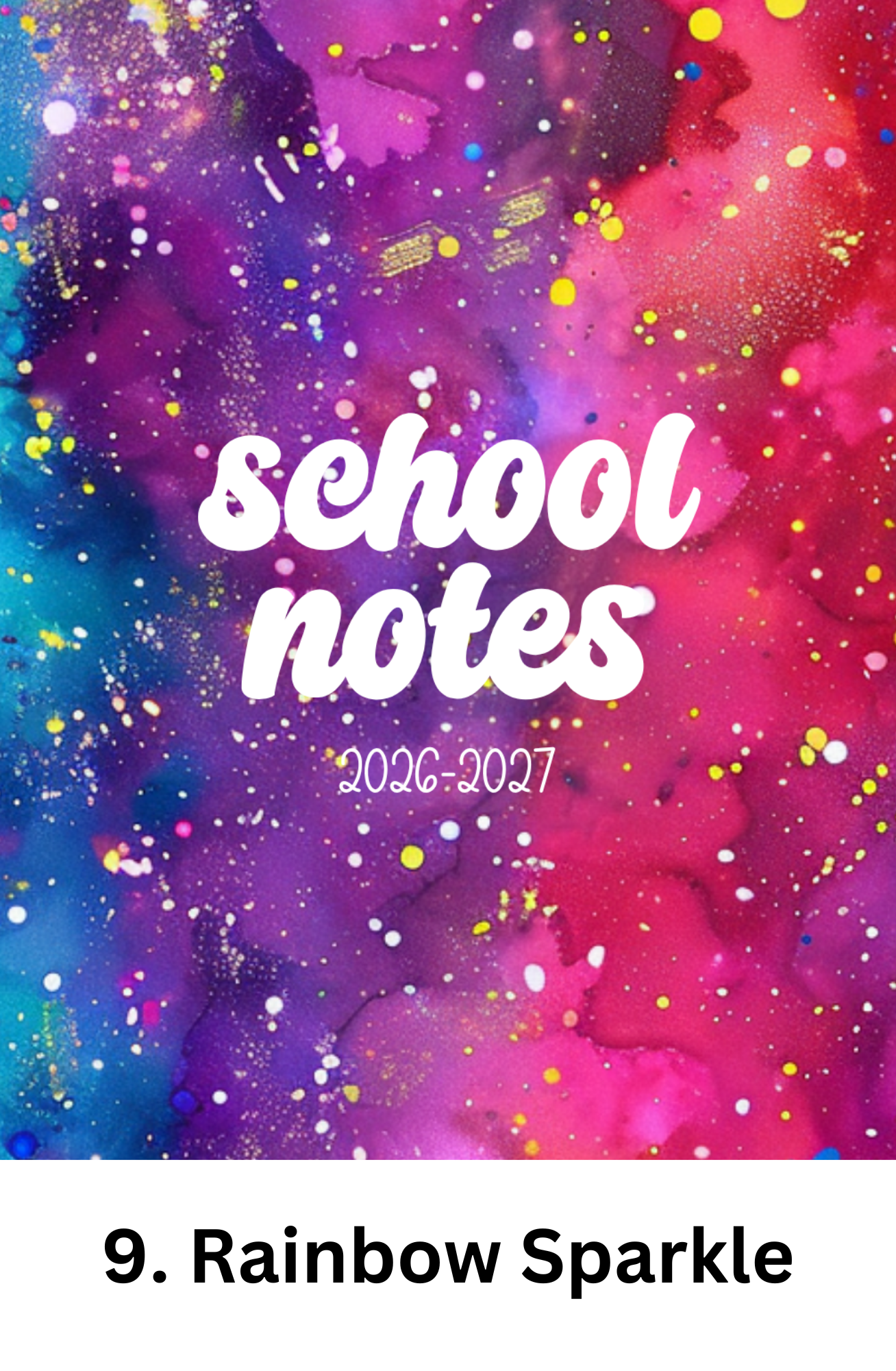 Teacher Meeting Notes Journal - Letter Size 2026
