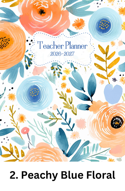 Weekly Teacher Planner 2026 (Generic Calendar)