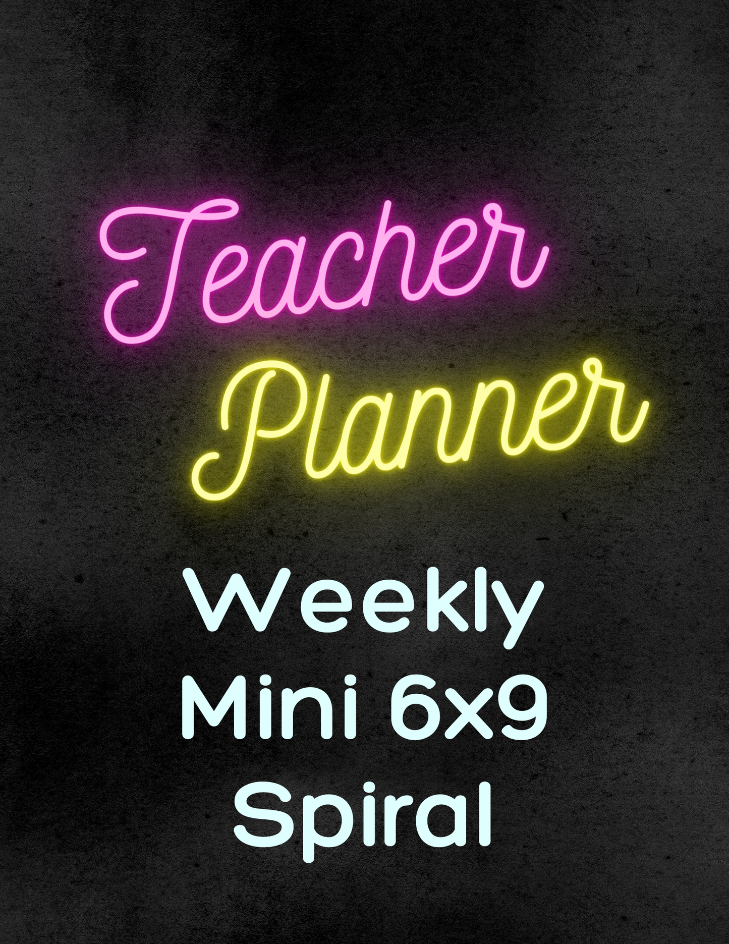 Weekly Teacher Planner - Mini Size/Spiral