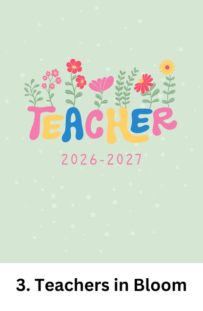 Weekly Teacher Planner 2026 (Generic Calendar)
