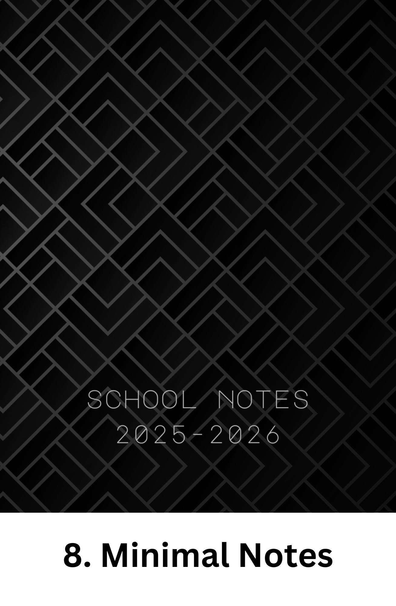 Teacher Meeting Notebook 2025 - Letter Size/Spiral