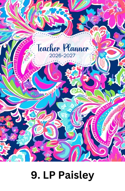 Weekly Teacher Planner 2026 (Generic Calendar)