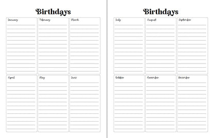 Weekly Teacher Planner 2026 (Generic Calendar)