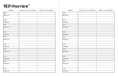 Weekly Teacher Planner 2026 (Generic Calendar)